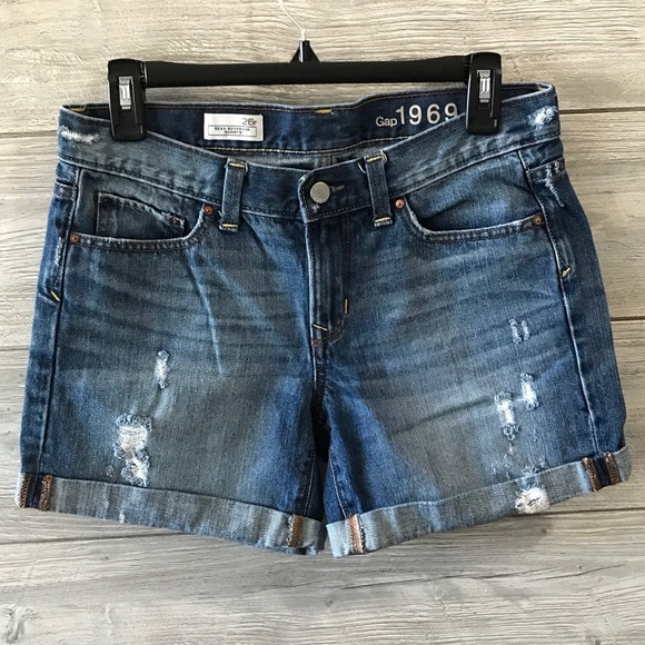 GAP Pants - Women's Gap 1969 Boyfriend Denim Shorts
